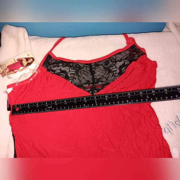 Adam & Eve Dreamgirl Slumber Baby Chemise Red NWT - Picture 6 of 7